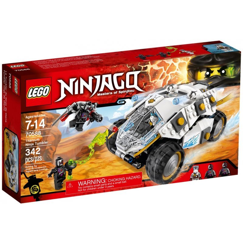 LEGO Ninjago, klocki Samochód tytanowego ninja, 70588