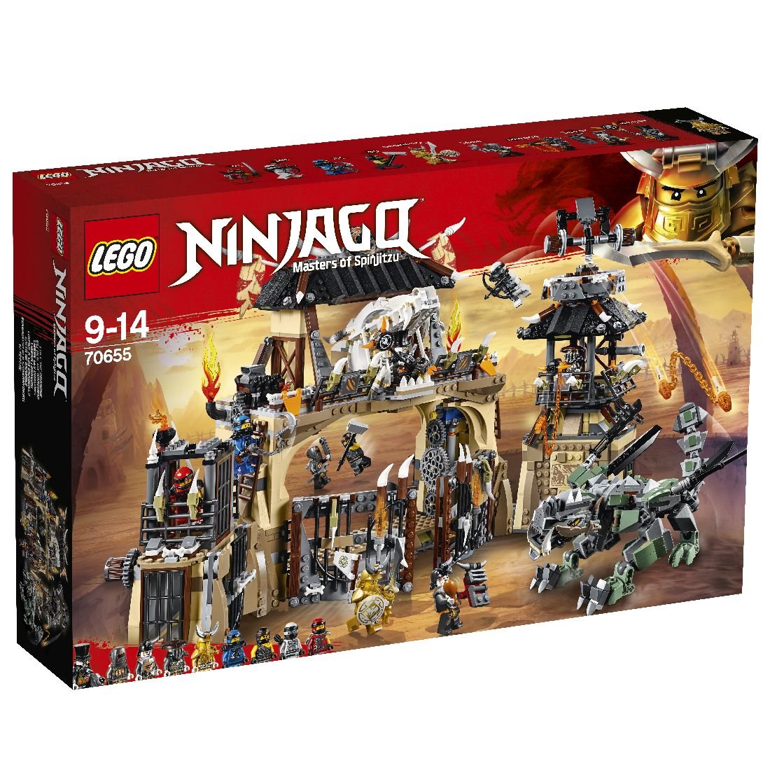 LEGO Ninjago, klocki Smocza jama, 70655