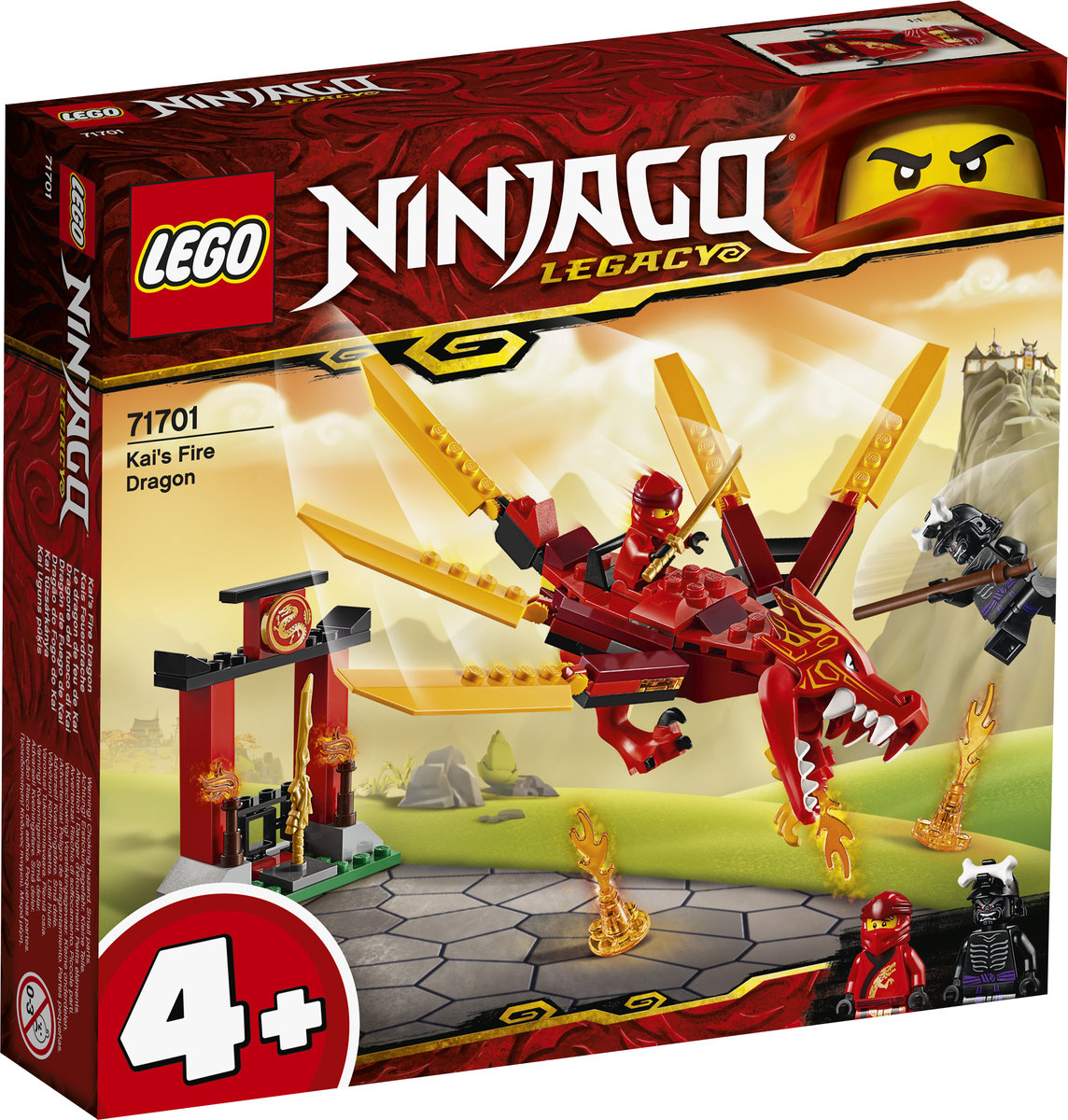 LEGO Ninjago, klocki Smok ognia Kaia, 71701
