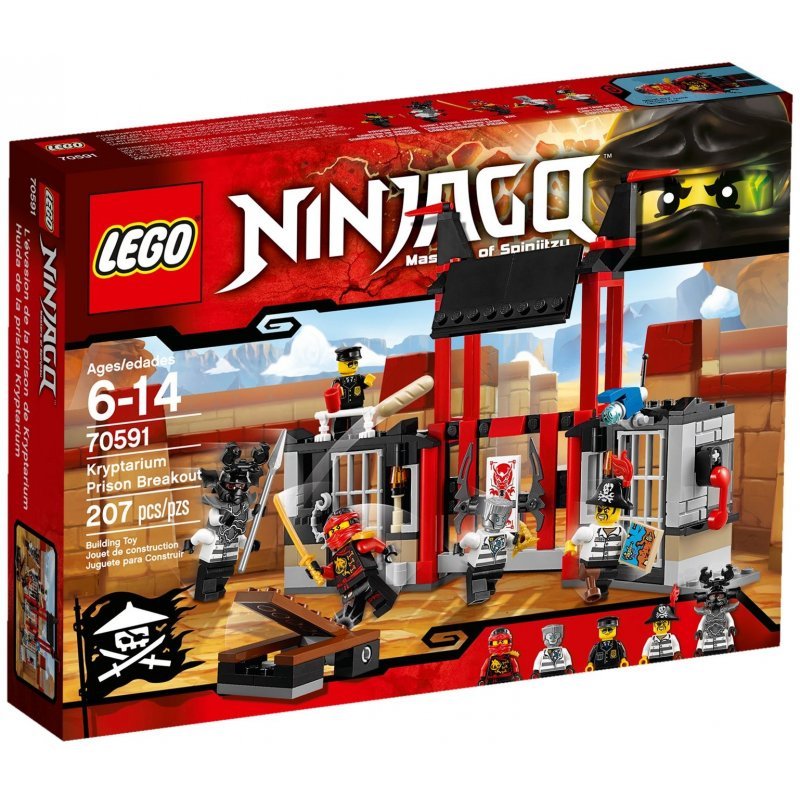 LEGO Ninjago, klocki Ucieczka z więzienia Kryptarium, 70591