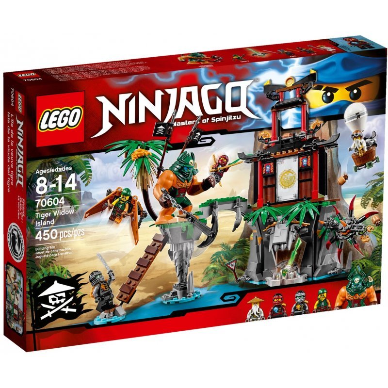 LEGO Ninjago, klocki Wyspa Tygrysiej Wdowy, 70604
