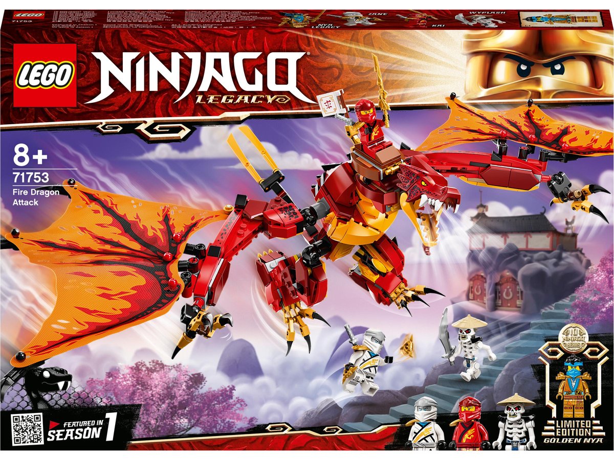 LEGO Ninjago Legacy, Atak smoka ognia, 71753