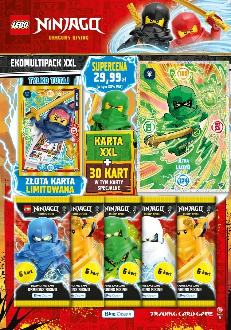樂-star 新品 未開封 通常盤 20枚 まとめ売り Lego Ninjago TCG Ekomultipack XXL - Burda Media Polska Sp. z o.o.