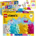 LEGO NOWOŚCI LEGO CLASSIC Magiczny zestaw z przezroczystymi klockami (11040) PREZENT + EBOOK - LEGO