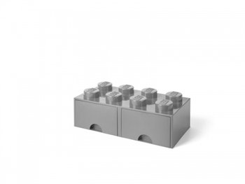 LEGO, Pojemnik Na Klocki Z Szufladami 4X2 Szary, 40061740 - LEGO