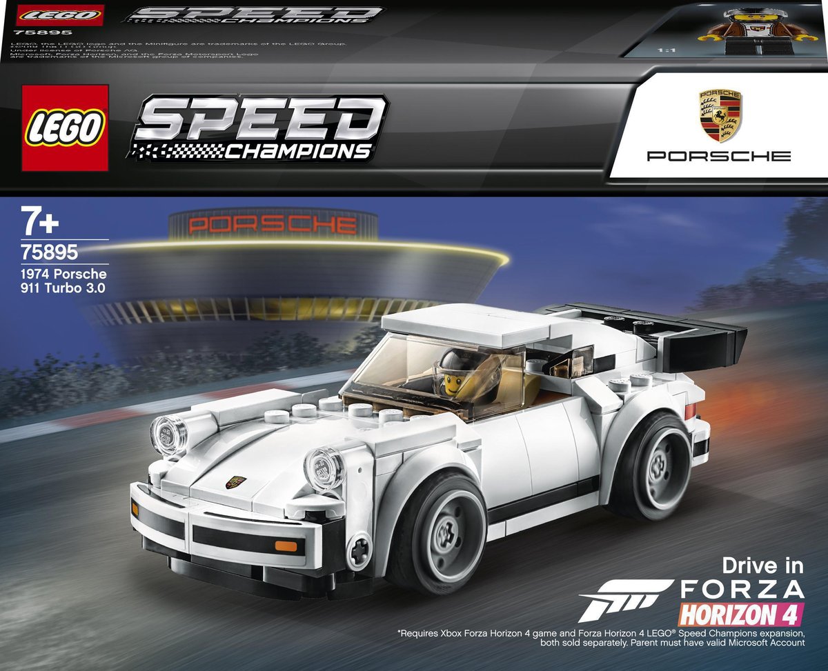 LEGO Speed Champions, klocki Porsche 911 Turbo, 75895