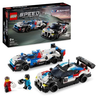 LEGO Speed Champions, klocki, Samochody wyścigowe BMW M4 GT3 & BMW M Hybrid V8, 76922 - LEGO