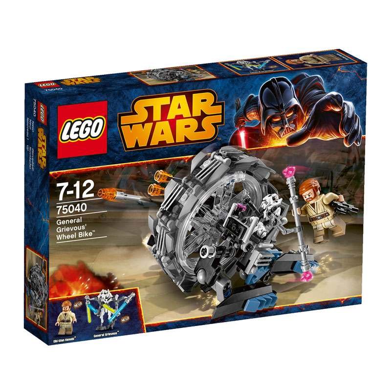 LEGO Star Wars, klocki General Grievous' Wheel Bike, 75040