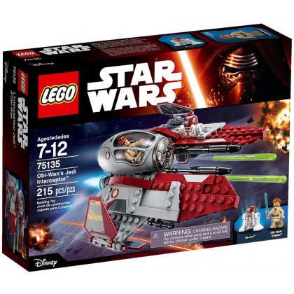 LEGO Star Wars, klocki Jedi Interceptor Obi-Wana, 75135