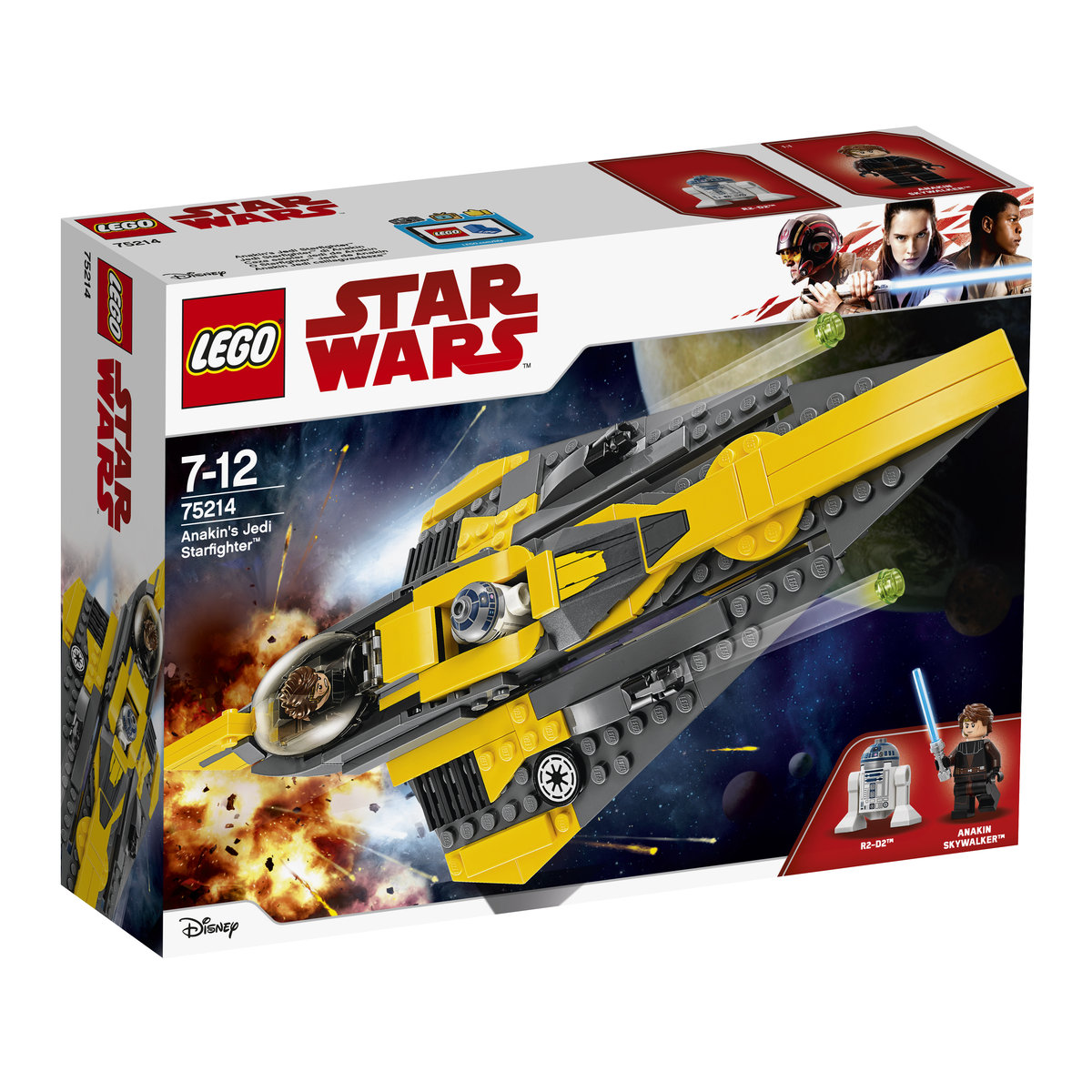 LEGO Star Wars, klocki Jedi Starfighter Anakin, 75214