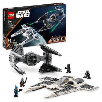 LEGO Star Wars, klocki, Mandaloriański myśliwiec Fang Fighter kontra TIE Interceptor, 75348 - LEGO