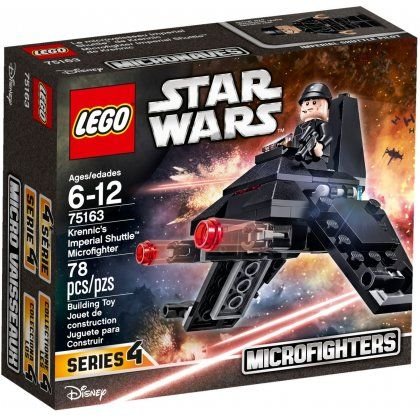 LEGO Star Wars, klocki Mikromyśliwiec Imperialny wahadłowiec Krennica, 75163