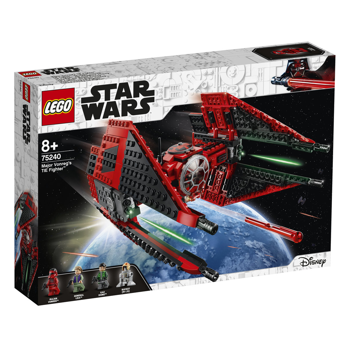 LEGO Star Wars, klocki Myśliwiec TIE Majora Vonrega, 75240