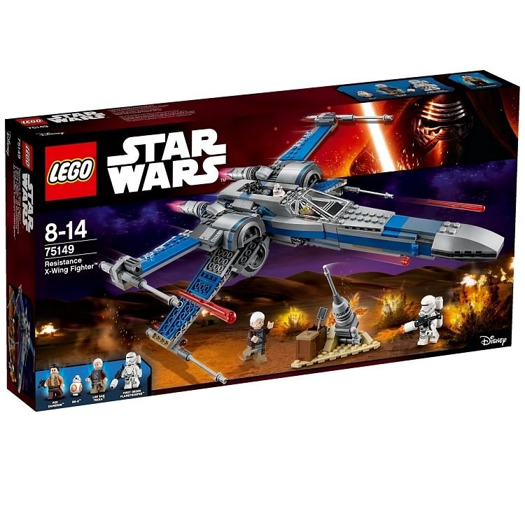 LEGO Star Wars, klocki Myśliwiec X-Wing Ruchu Oporu, 75149