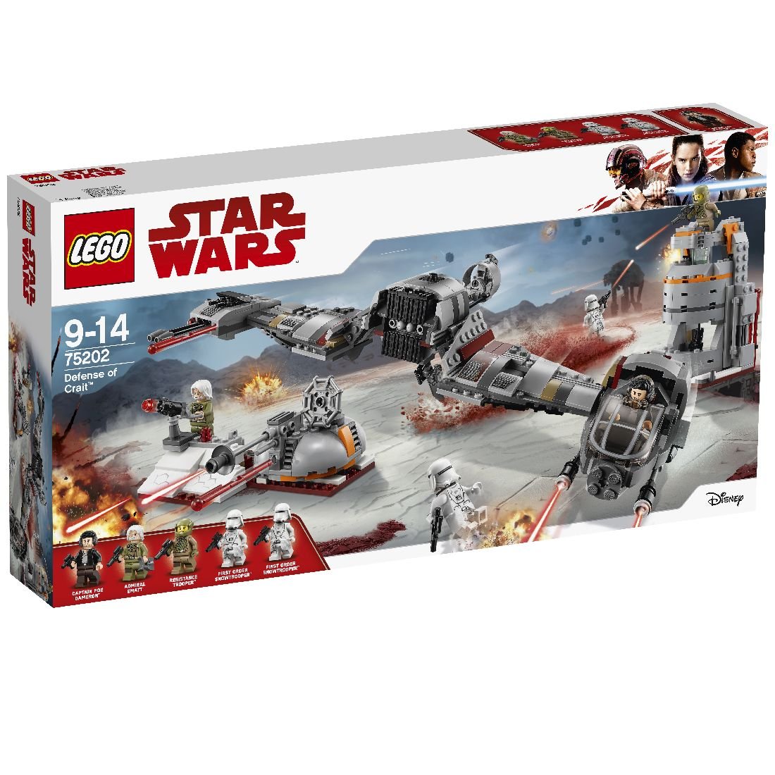 LEGO Star Wars, klocki Obrona Crait, 75202
