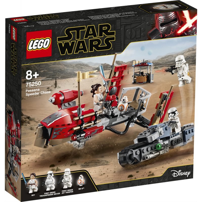 LEGO Star Wars, klocki Pościg na śmigaczach w Pasaanie, 75250