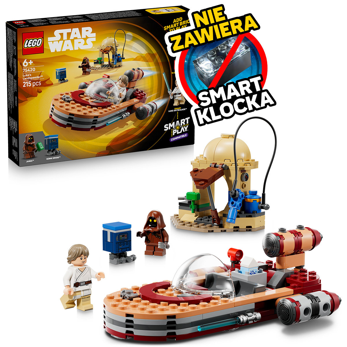 LEGO Star Wars™, klocki, SMART Play™: Śmigacz Luke'a, 75420
