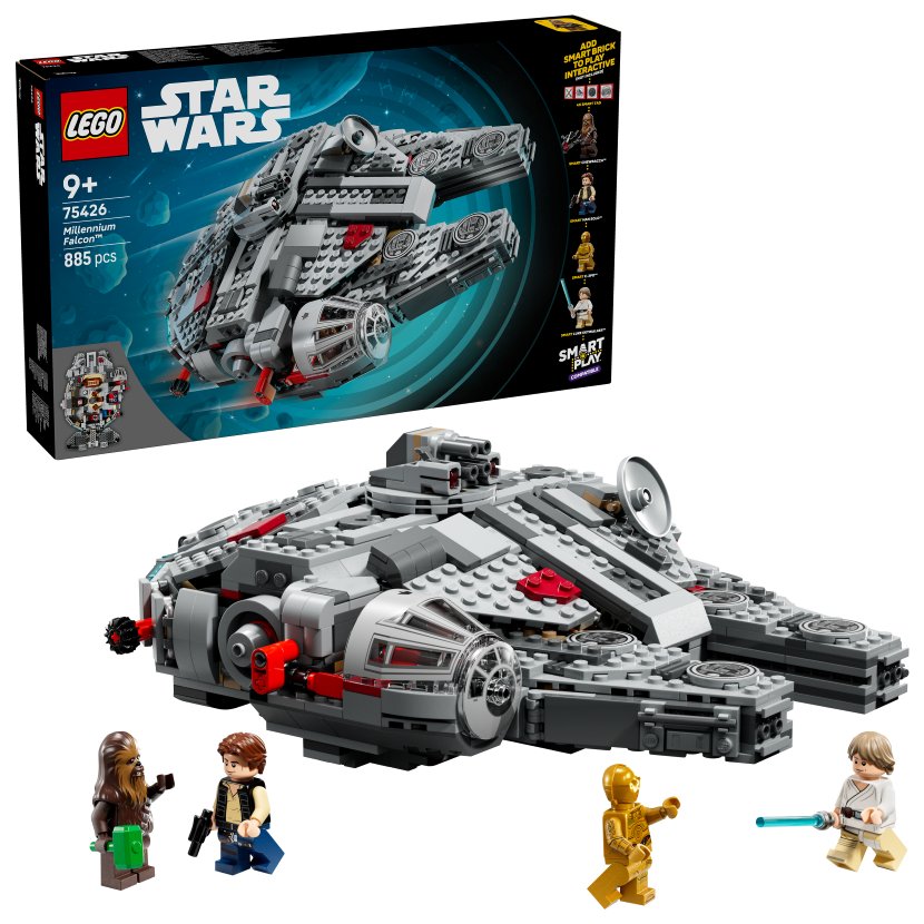 LEGO Star Wars™, klocki, SMART Play™: Sokół Millennium™, 75426