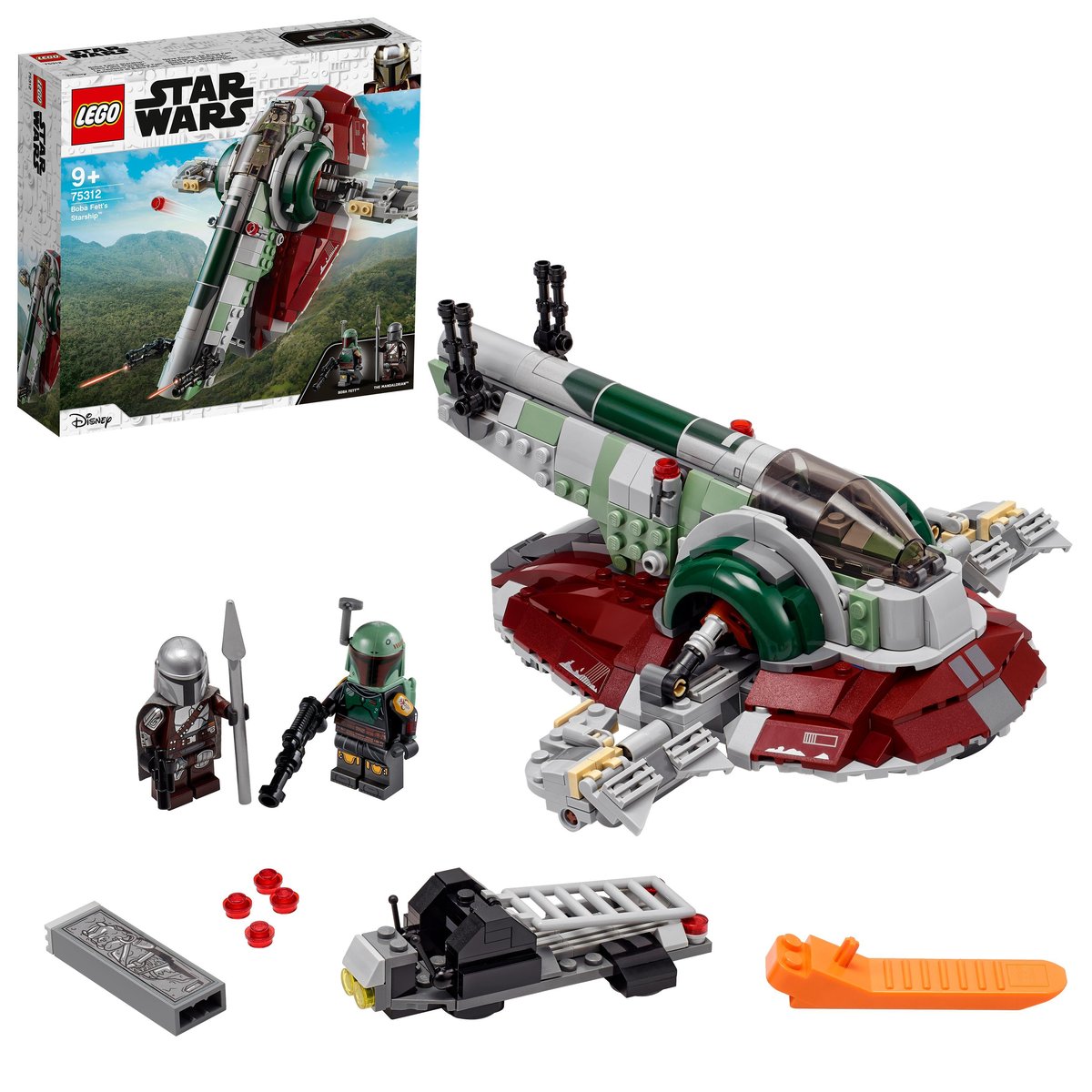 LEGO Star Wars, klocki, Statek kosmiczny Boby Fetta, 75312