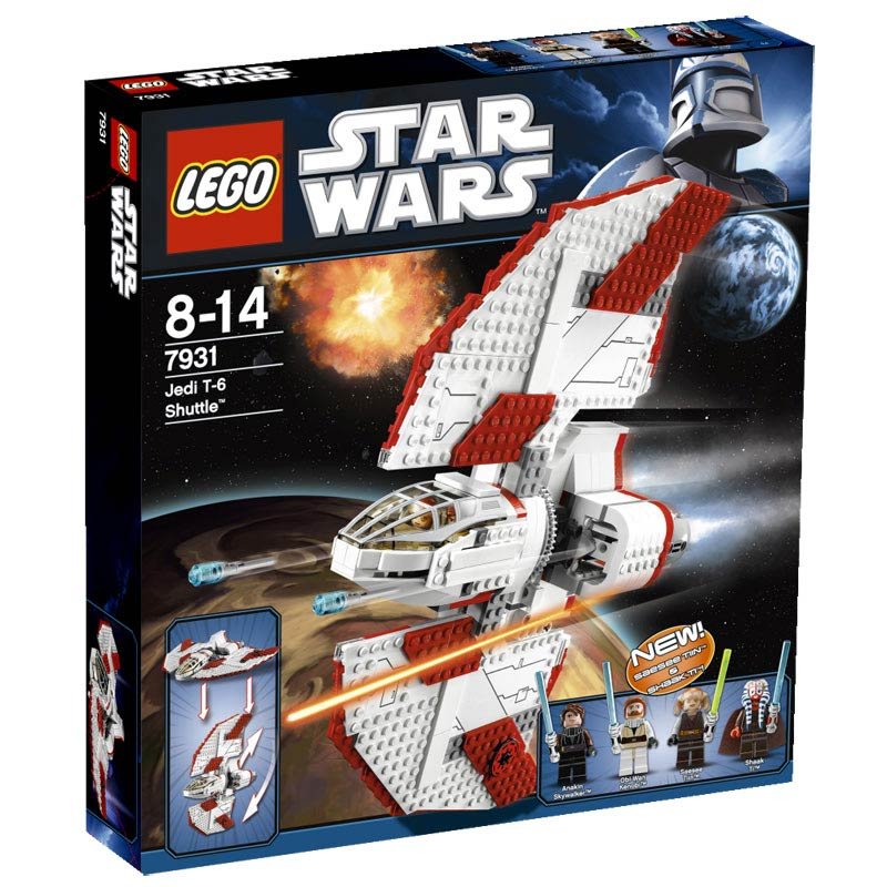 LEGO Star Wars, klocki T-6 Jedi Shuttle, 7931