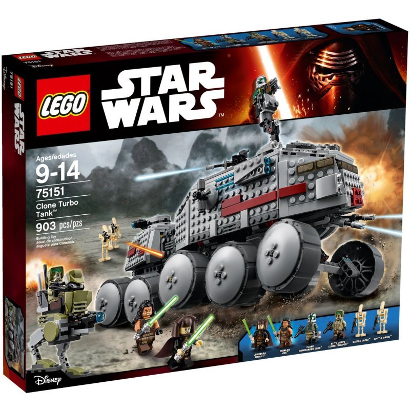 LEGO Star Wars, klocki Turboczołg Klonów, 75151
