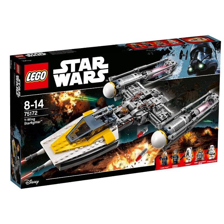 LEGO Star Wars, klocki Y-Wing Starfighter, 75172