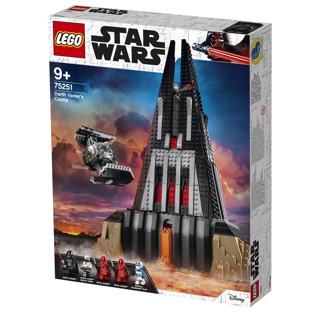 LEGO Star Wars, klocki Zamek Dartha Vadera, 75251