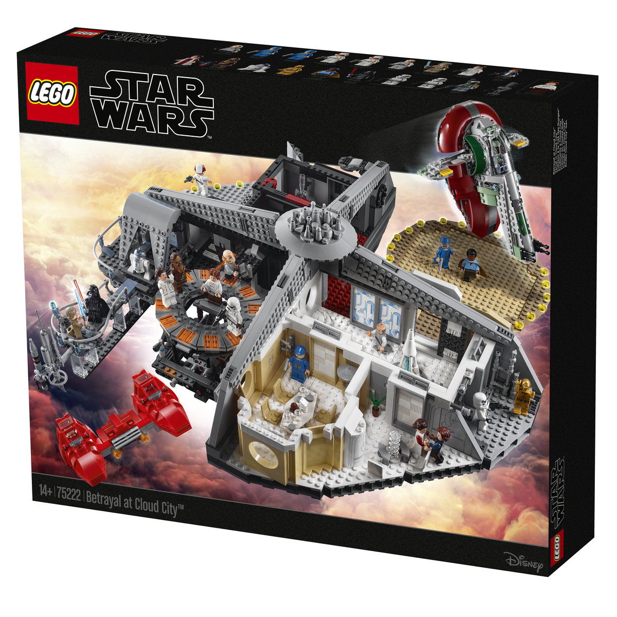 LEGO Star Wars, klocki Zdrada w Mieście w Chmurach, 75222