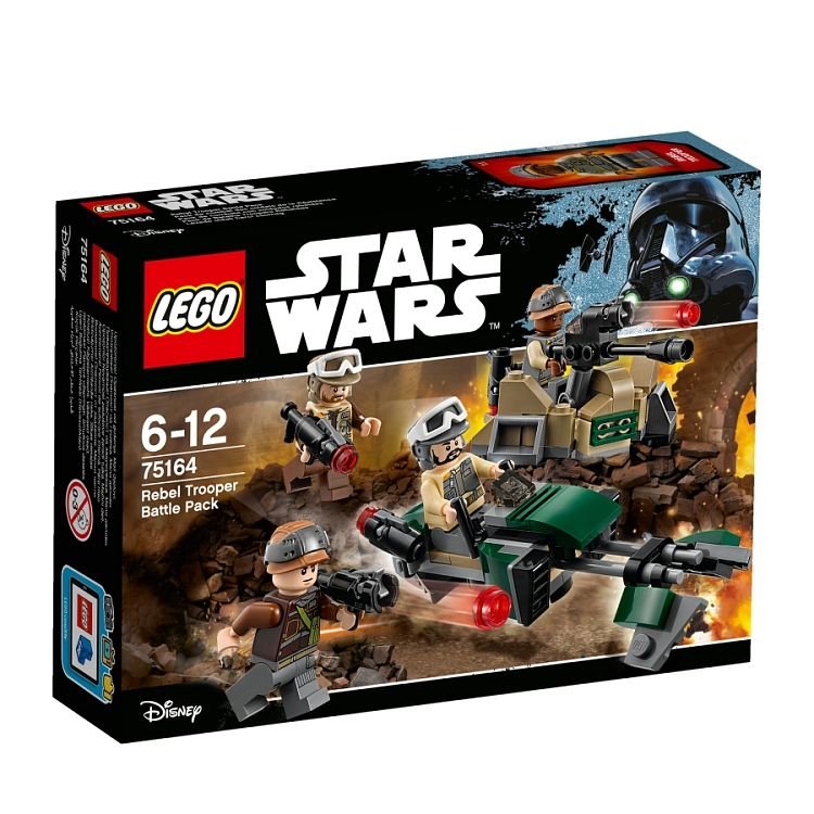 LEGO Star Wars, klocki Zestaw bitewny Rebel Trooper, 75164