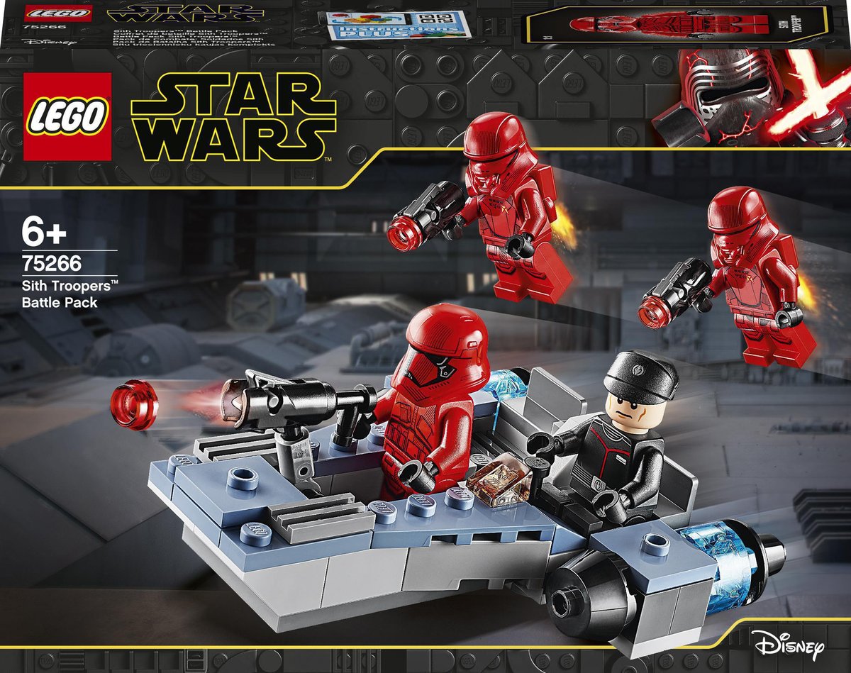 LEGO Star Wars, klocki Zestaw bitewny żołnierzy Sithów, 75266