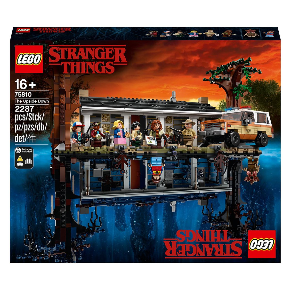LEGO Stranger Things, klocki The Upside Down, 75810