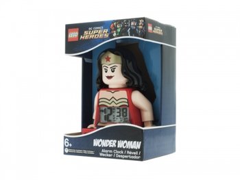 LEGO Super Heroes, budzik zegar Wonder Woman, 9009877 - ClicTime