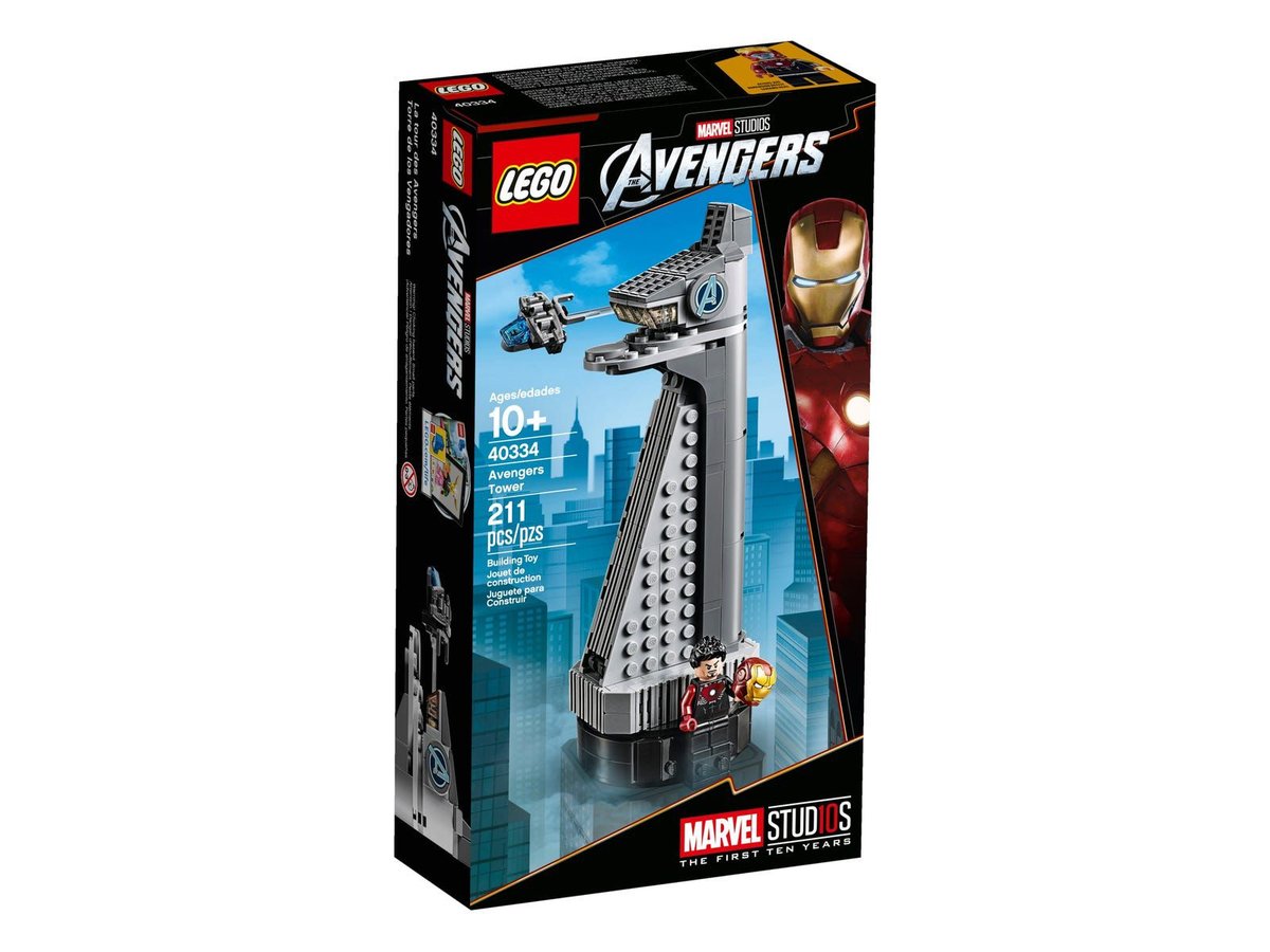 LEGO Lego Super Heroes, Klocki, Wieża Avengersów, 40334