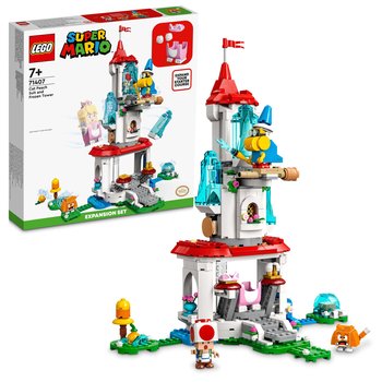 LEGO Super Mario, klocki, Cat Peach i lodowa wieża — zestaw rozszerzający, 71407 - LEGO