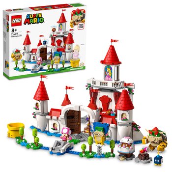 LEGO Super Mario, klocki, Zamek Peach — zestaw rozszerzający, 71408 - LEGO