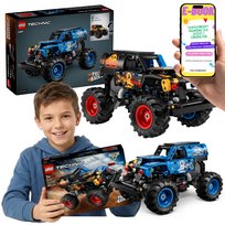 LEGO TECHNIC 42219 | Monster Jam Grave Digger Ogień i Lód Auto Pull Back + E-BOOK LEGO