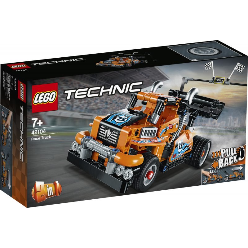 LEGO Technic, klocki Ciężarówka Wyścigowa, 42104