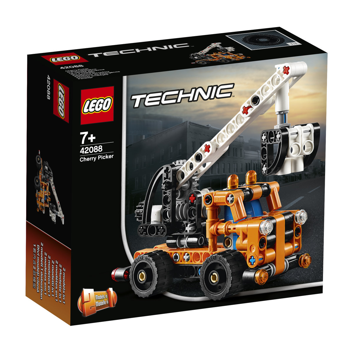 LEGO Technic, klocki Ciężarówka z wysięgnikiem, 42088