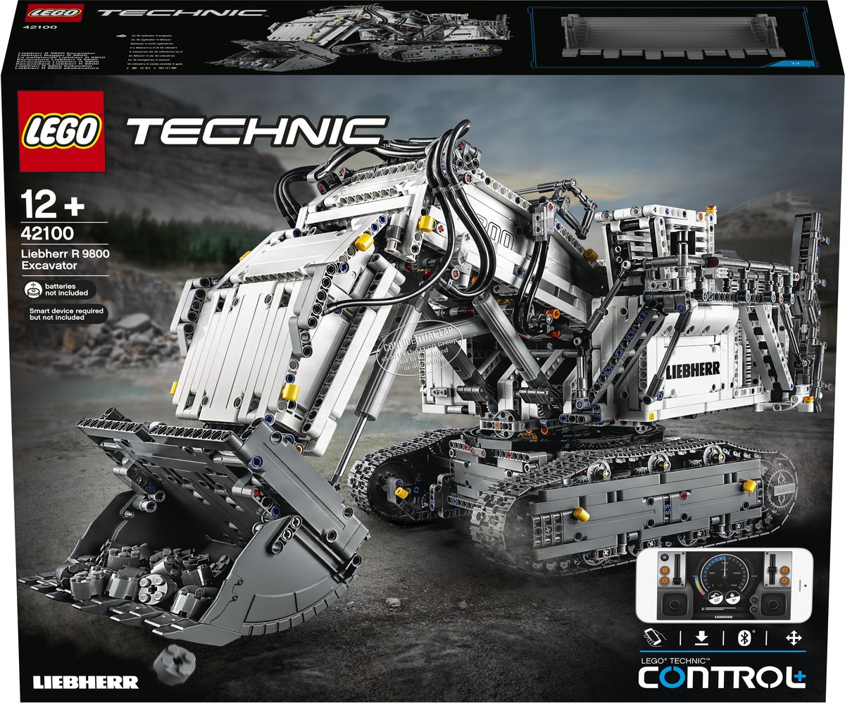 LEGO Technic, klocki Koparka Liebherr R 9800, 42100