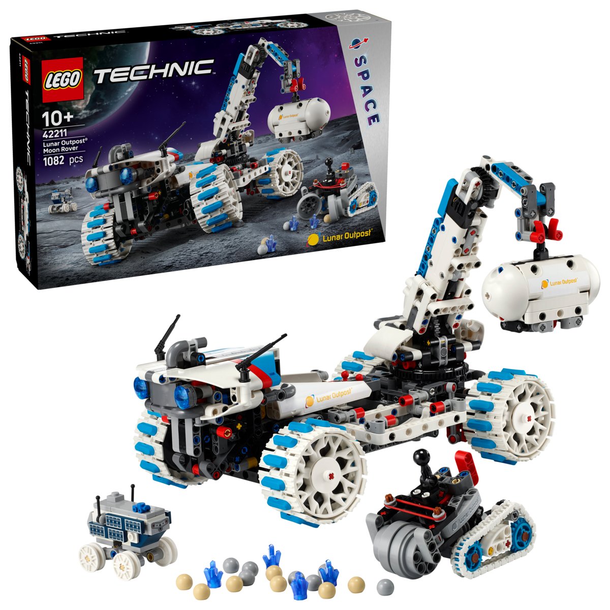 LEGO Technic 42211 Kosmiczny łazik księżycowy Lunar Outpost | 21357, 76458, 21282, 11503, 10345, 10351, 71486, 21358, 21...