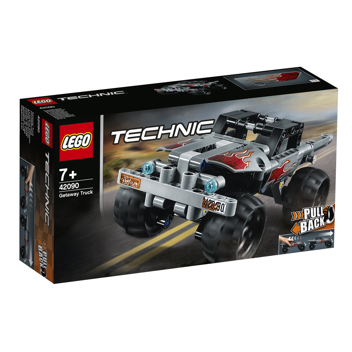 LEGO Technic, klocki Monster truck złoczyńców, 42090