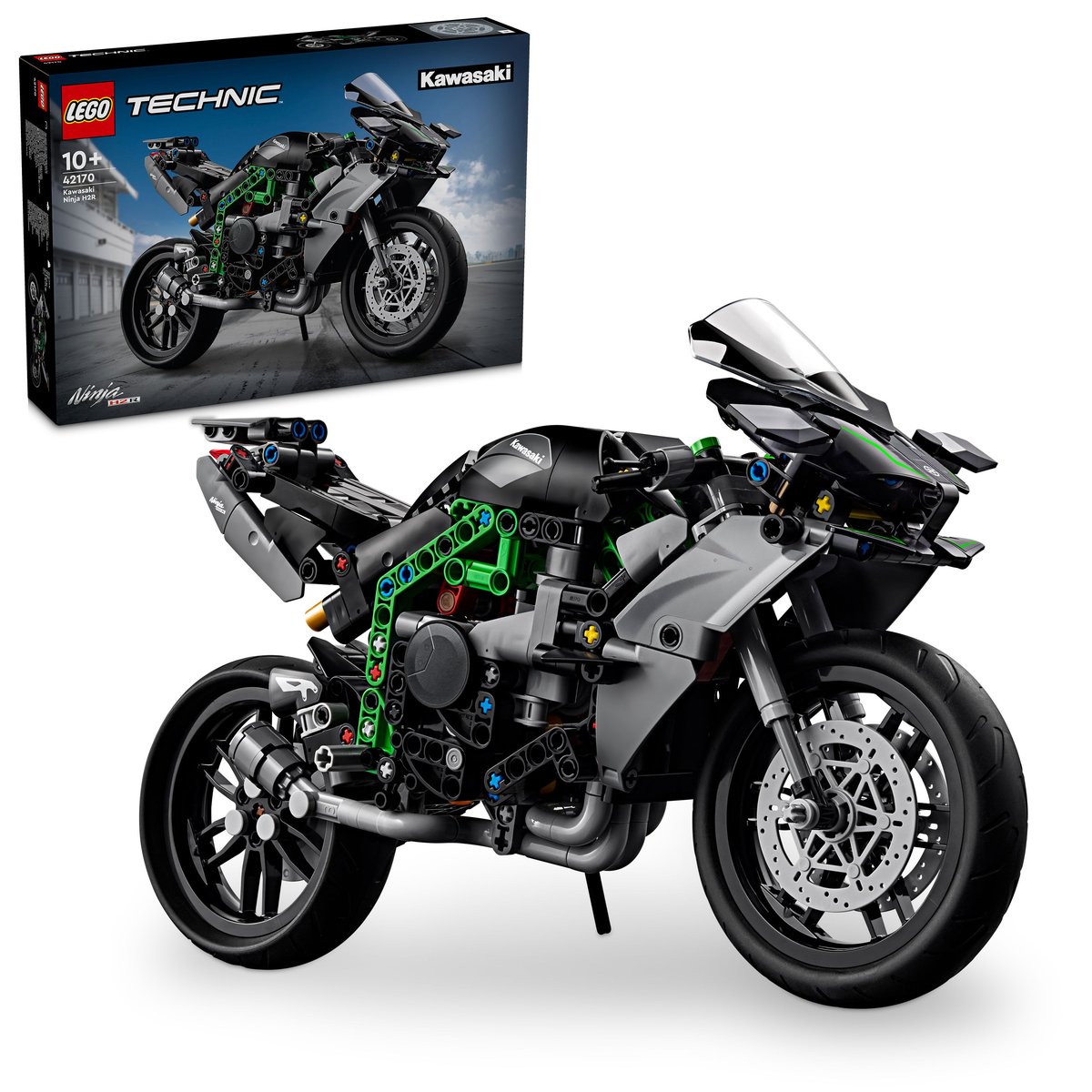 LEGO Technic, klocki, Motocykl Kawasaki Ninja H2R, 42170 - LEGO