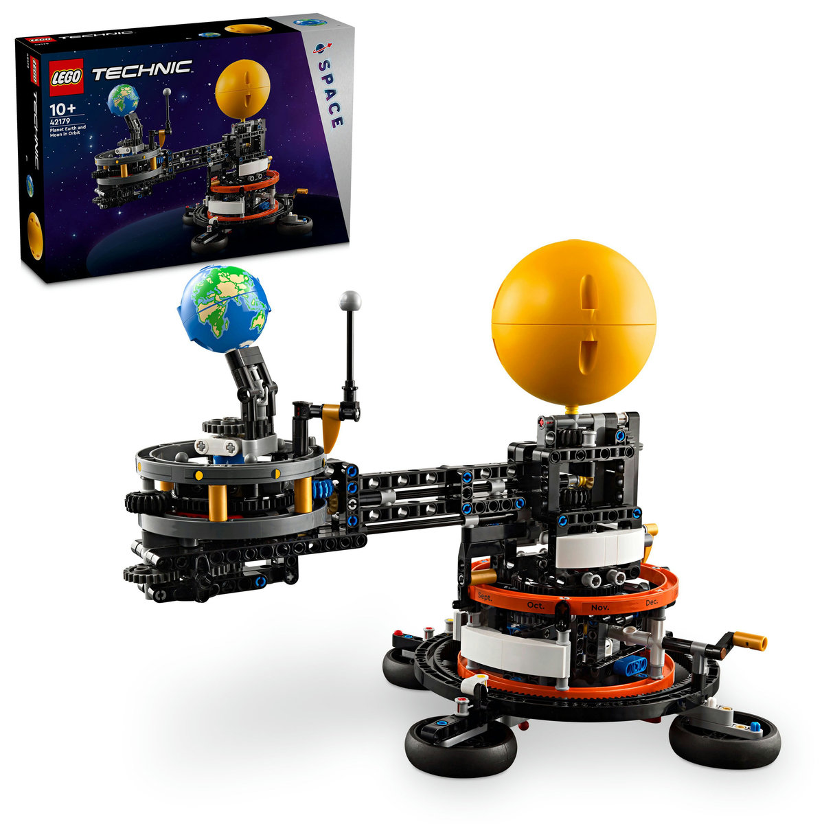 LEGO LEGO Technic, klocki, Planeta Ziemia i Księżyc na orbicie, 42179