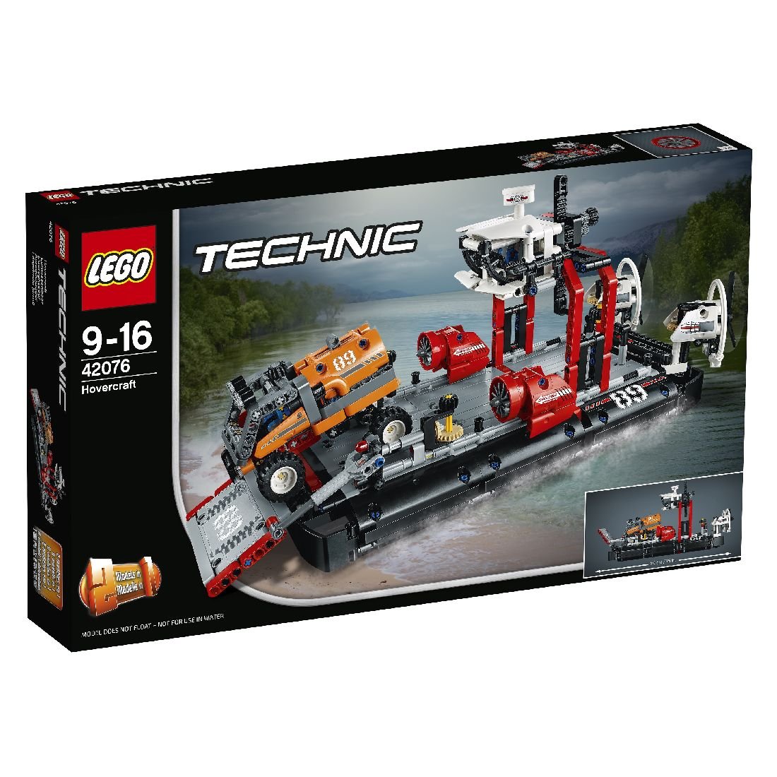LEGO Technic, klocki Poduszkowiec, 42076