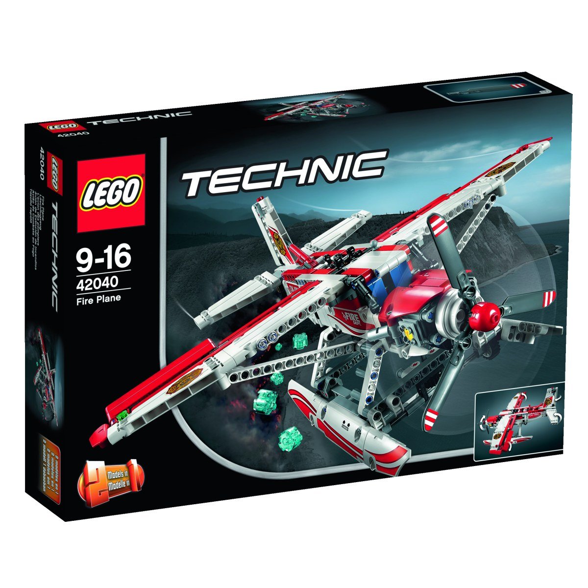 LEGO Technic, klocki Samolot strażacki, 42040
