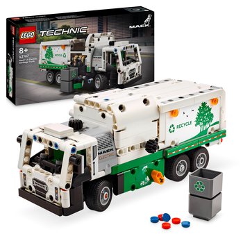 LEGO Technic, klocki, Śmieciarka Mack LR Electric, 42167 - LEGO