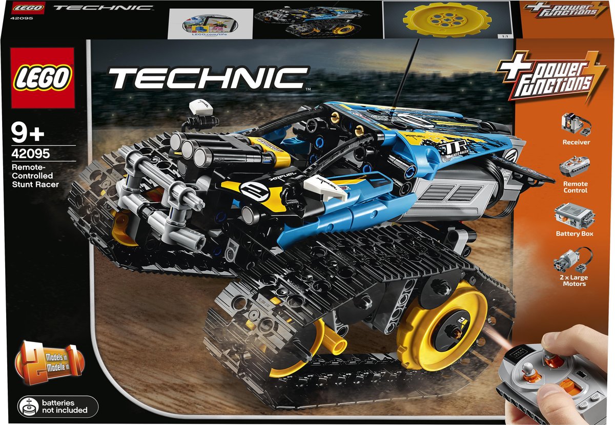 LEGO Technic, klocki Sterowana wyścigówka kaskaderska, 42095