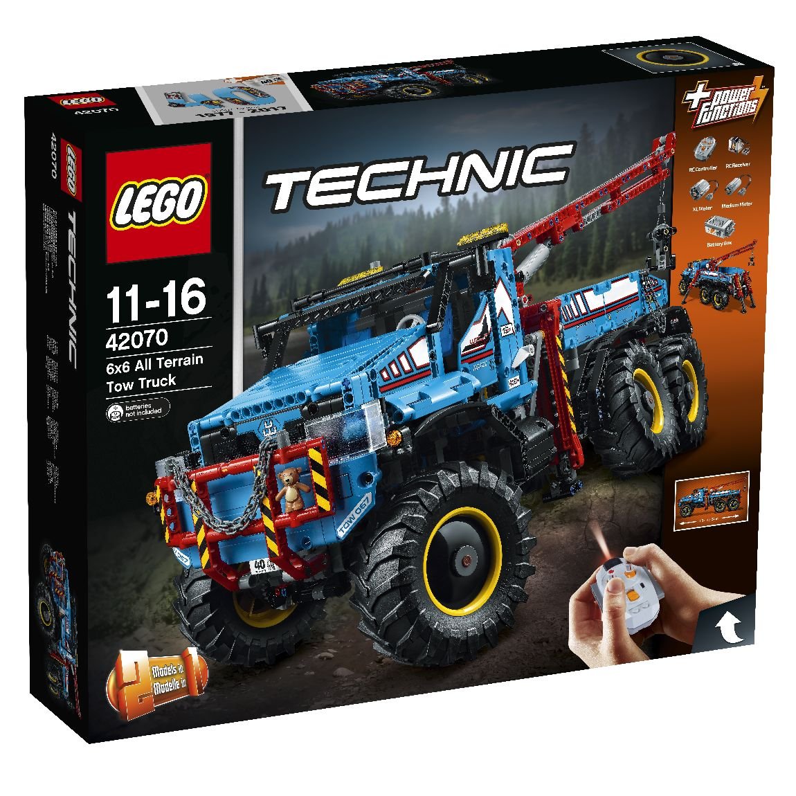 LEGO Technic, klocki Terenowy holownik 6x6, 42070