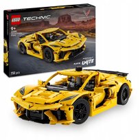 LEGO TECHNIC - Samochód Auto żółty Chevrolet Corvette Stingray ZESTAW LEGO PREZENT DLA CHŁOPCA DZIECI LEGO