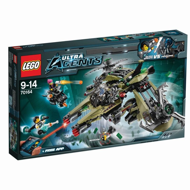LEGO Ultra Agents, klocki Operacja Huragan, 70164